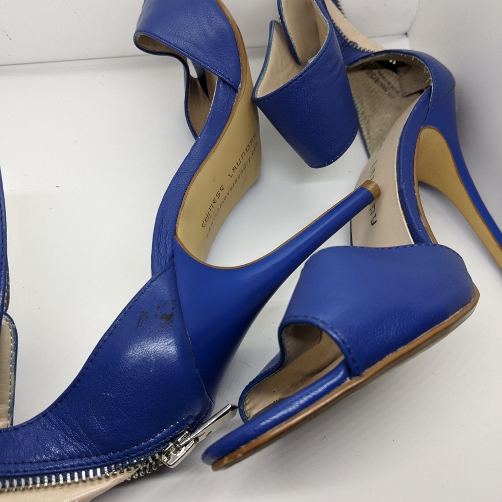 Royal blue heels